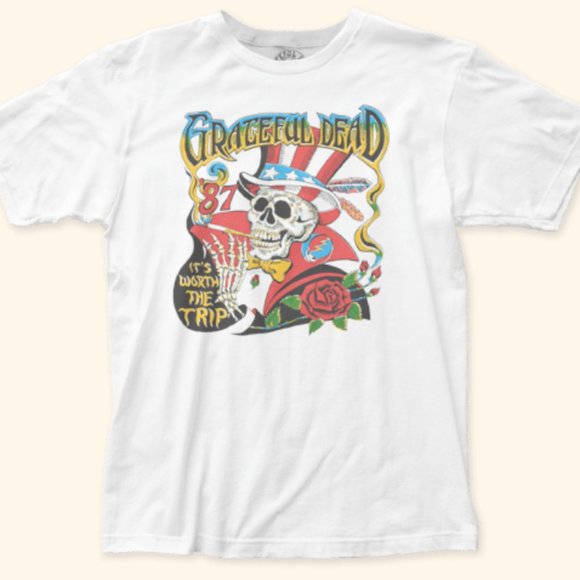 Grateful Dead Tee - Worth The Trip '87 - Picture 2 of 5